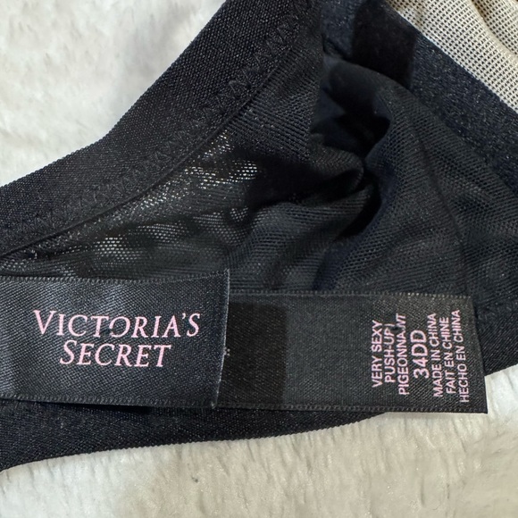 Victoria Secret Very Sexy Lace Corset‎ Push Up Bra Size 34DD - Picture 7 of 10